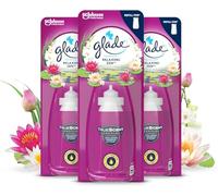 Glade Ambientador Autómatico Sense & Spray Relaxing Zen, con Sensor de Movimiento, Dura Hasta 180 Días, con Aceites Esenciales, Pack 3 Recambios