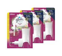 Glade - Ambientador Eléctrico Líquido con aceites esenciales, aroma Relax Zen, hasta 100 días, difusor + recambio [Pack de 3]