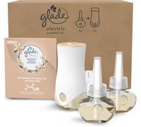 Glade Ambientador Eléctrico Líquido Regulable Vainilla, Dura Hasta 240 Días, con Aceites Esenciales, Pack 1 Difusor + 2 Recambios
