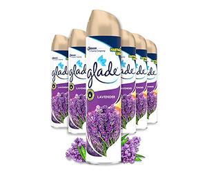 Glade - Ambientador en spray para una frescura duradera en todas las habitaciones, aroma a lavanda, 2130 g