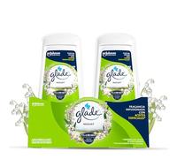 Glade Ambientador Gel Absorbeolores Primavera, con Aceites Esenciales, Dura Hasta 60 Días, Pack 2 Unidades