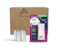 Glade Ambientador Touch & Fresh Relaxing Zen, Hasta 10 Veces Más Frescor, con Aceites Esenciales, Pack 1 Difusor + 4 Recambios