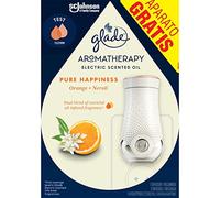 Glade Aromatherapy Eléctrico Líquido con Aceites Esenciales, Fragancia Pure Happiness. Aparato Gratis + Recambio