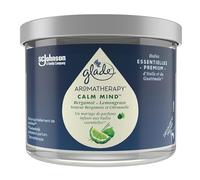 Glade Aromatherapy Vela, Calm Mind, Infundidos Aceites Esenciales, Bergamota y Litronela - 1 Vela