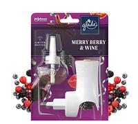 Glade (Brise) Electric Scented Oil - Ambientador eléctrico con aceite aromático (incluye 1 relleno, aroma a bayas y vinos, 1 unidad (20 ml)