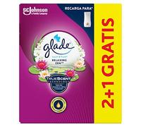 GLADE BY BRISE ambientador un toque relax zen recambio 3 uds, fresca