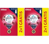 GLADE by Brise Ambientador un Toque Peonía y Cereza Recambio, 3 Unidades (Paquete de 2)