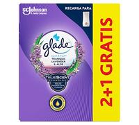 GLADE By Brise Ambientador un Toque Recambio, Lavanda, Floral, 3 Unidades