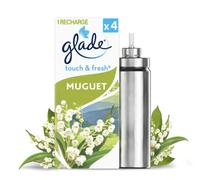 Glade By Brise Touch & Fresh - Recambio para ambientador (aroma fresco, hebra de lirio de la candidiasis (10 ml)