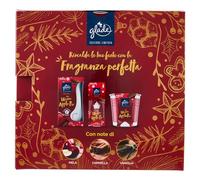 Glade Caja regalo Warm Apple Pie (vela, difusor Sense & Spray y 2 recargas), idea regalo Navidad
