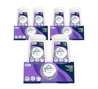 Glade Gel Absorbeolores Lavanda, Aroma Fresco, Perfuma Continuamente, con Aceites Esenciales, Pack de 6 Gels