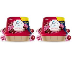 GLADE GEL AMBIENT.BAÑO PEONIA Y CEREZA, 1 Unidad (Paquete de 2)