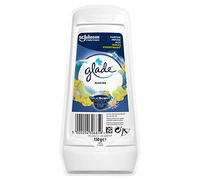 Glade® Gel Ambientador Absorbeolores de Larga duración para baños armarios y Espacios pequeños, Fragancia Marine aceites Esenciales, 1 unidad