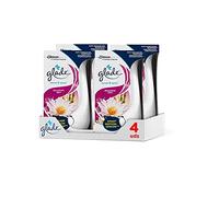 Glade® - Pack de 4 Ambientadores Automáticos Sense & Spray con Sensor de Movimiento, Fragancia Relax Zen, Pack Completo Difusor + Recambio (Relax Zen)