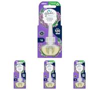 Glade® - Recambio para Ambientador Eléctrico Líquido con aceites esenciales, aroma Lavanda, hasta 100 días, Unidad (Paquete de 4)