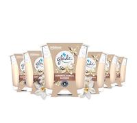 Glade Romantic Vanilla Blossom - Velas perfumadas (6 unidades de 112 g), hasta 27 horas de combustión por vela