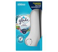 Glade Sense & Spray Base con Sensore di Movimento (Ricarica Inclusa), Fragranza Ocean Adventure - Confezione da 1 Erogatori + 1 Ricarica x 18ml