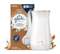Glade Sense & Spray Difusor con detección de movimiento - Infundido con aceites esenciales - Hasta 2 meses de perfume - Sensual Sandalwood & Jasmine - 1 difusor + 1 recarga