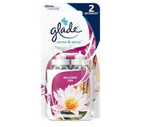 Glade Sense & Spray - Recambio para difusor automático Sense & Spray - Perfume Relaxing Zen - 2 recambios
