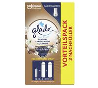 Glade Touch & Fresh (Brise One Touch) - Recambios de doble paquete, Sensual Sandalwood & Jasmine 2 x 10 ml