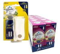 Glade Touch&Fresh Portaincienso + 12 Recambios Para Baño y WC (12x10ml)