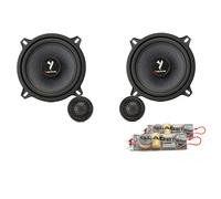 Gladen Gamma 130.2 Slim Altavoces 13 cm 3 Ohm 2 vías Negro Plano
