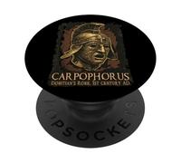 Gladiador Carpóforo Antigua Roma SPQR Gladiadores Pro PopSockets PopGrip Adhesivo