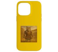 Gladiador de Gatos Épicos en la Arena Romana - Parodia Guerrero Vintage Carcasa para iPhone 14 Pro Max