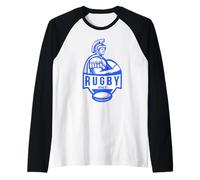 Gladiador de Rugby Italiano Camiseta Manga Raglan