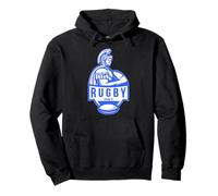 Gladiador de Rugby Italiano Sudadera con Capucha