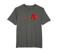 Gladiador Spartano latido del corazón Impulse Sparta Camiseta