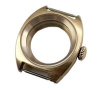 Gladiaond Caja de reloj 39 mm con cristal zafiro doble cúpula, compatible NH34, NH35, NH36, NH38, ETA2824, PT5000, corona pequeña(Rose Glass Back A,ETA2824 PT5000)