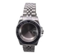 Gladiaond Caja de Reloj 40mm, Correa Cinco Cuentas Zafiro for NH35NH36 4R36 for Eta2824 for Miyota8215, Esfera Movimiento 28,5mm, 1 ud(Solid Bottom Cover 1,NH34 35)