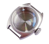 Gladiaond Caja de reloj con cristal zafiro AR 36 mm y pequeño cepillo retro for NH35, NH34, NH38, ETA 2824 Miyota 8215(With crown A,Fit Japan NH35A NH36)