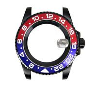 Gladiaond Caja de reloj GMT 40mm, bisel cerámica doble Color for NH35 NH34 NH38/36 for Miyota 8215 for movimientos ETA 2824, pulsera ostras cristal zafiro, 1 ud(No strap A,For Miyota 8215)