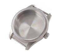 Gladiaond Caja de reloj Pilot acero 316L 39 mm y 20 bar for NH34, NH35, NH36, NH38, NH70 NH72, con movimiento zafiro vintage(Crown A)