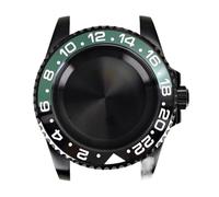 Gladiaond Piezas de caja reloj, 40mm, for NH35 NH36 NH34 NH70, bisel unidireccional cerámica negra, 20ATM, 1 ud(44)