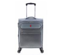 Gladiator 2000 4 ruedas Maleta de cabina 55 cm Con asa expansible gris