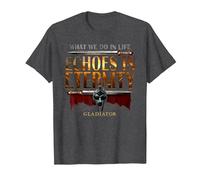 Gladiator Echoes in Eternity Camiseta, Hombre, Jaspeado Oscuro, S