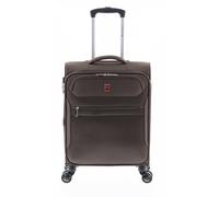 Gladiator 2000 4 ruedas Maleta de cabina 55 cm Con asa expansible marrón