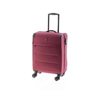 Gladiator Helios Maleta Blanda de Cabina, Poliéster Premium, 37x55x20/24 cm, 4 Ruedas Dobles, Candado TSA, Extensible (Burdeos)