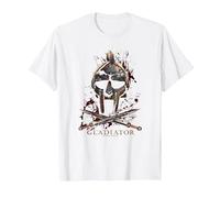 Gladiator Helmet Camiseta, Hombre, Blanco, XL