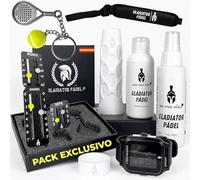 GLADIATOR PADEL Regalo Original para Amantes del Padel | Elige Entre 3 Opciones de Packs | Accesorios Padel Hombre y Mujer| Idea Cualquier Fan del padeel (Premium)