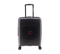 GLADIATOR Trolley Polipropileno 70cm Extensible TSA Vincent Negro con Cuatro Ruedas Dobles y Candado