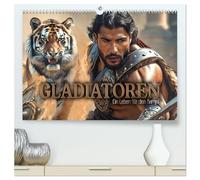Gladiatoren - ein Leben für den Kampf (hochwertiger Premium Wandkalender 2026 DIN A2 quer), Kunstdruck in Hochglanz: Atemberaubende Bilder von ... Kämpfer um Ruhm und Ehre oder Leben und Tod