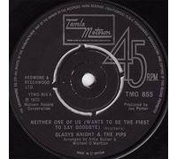GLADYS KNIGHT AND THE PIPS - NEITHER ONE OF US 7 INCH (7" VINYL 45) UK TAMLA MOTOWN 1972