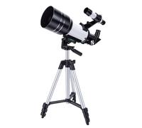 Glaeptio Telescopio Astronómico Apertura de 70 Mm Longitud Focal de 300 Mm | Óptica Refractiva, Observación de la Luna, Observación de Aves, Adaptador para Teléfono Inteligente, Trípode de Aluminio,