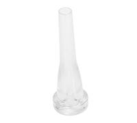 Glakyur Boquilla de Trompeta de ABS 3C TamañO para Principiantes de Accesorios de Trompeta Musical Piezas o Ejercitador de Dedos, Blanco