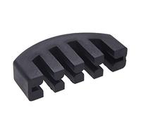 Glakyur Silenciador Mute de Caucho 4/4 Violin Leger Práctica Negro