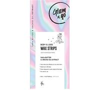 Glam&Go - Tiras de cera Glam&Go para Cuerpo Y Piernas - Depilación sin esfuerzo - 20 Piezas